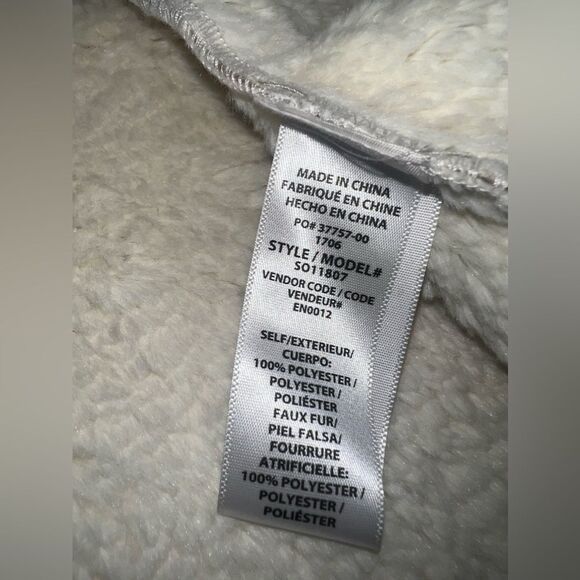 Splendid For Revolve Delancey Faux Fur Jacket in Champagne Size Medium EUC - Picture 6 of 8